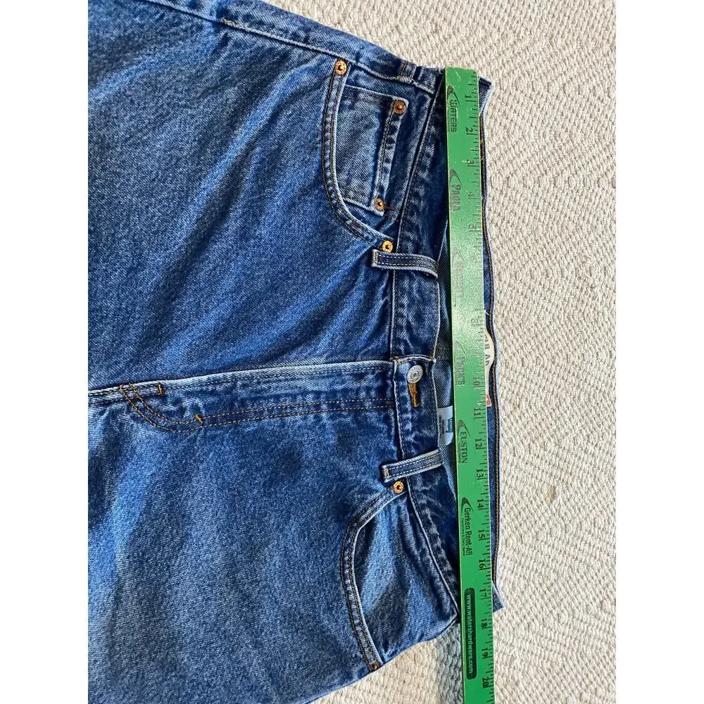Levi's 505 Regular Fit Men's Jeans Altered 36x27 Medium Wash Denim Y2K 2006